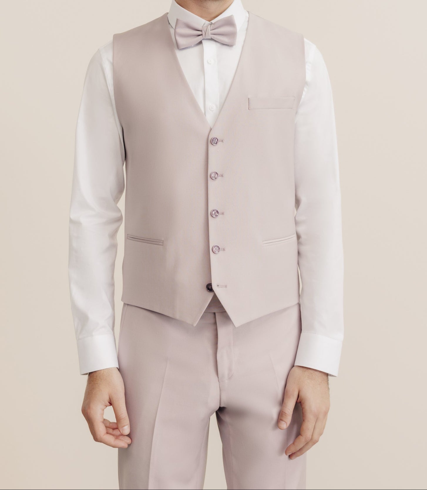 Rose Wool City Vest: Elegant & Versatile Style