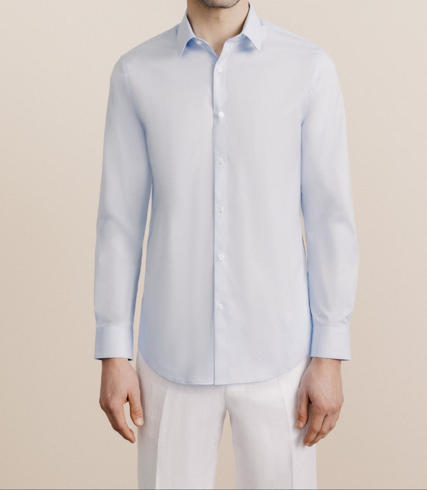 French collar shirt