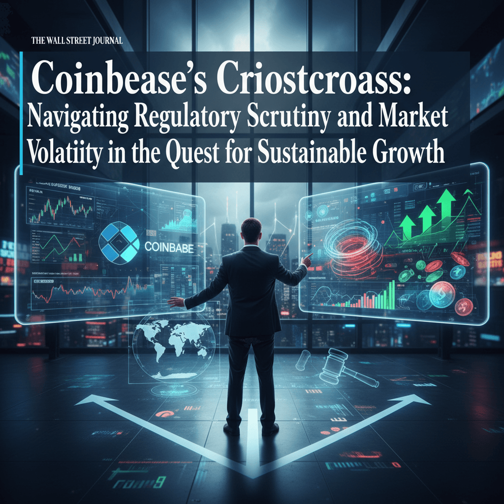 Coinbase's Crossroads: Navigating Regulatory Scrutiny and Market Volatility in the Quest for Sustainable Growth