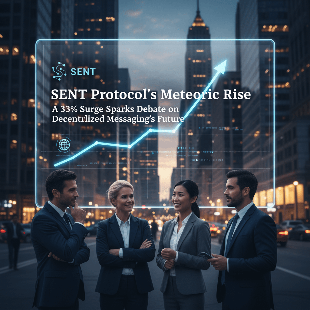 SENT Protocol's Meteoric Rise: A 33% Surge Sparks Debate on Decentralized Messaging's Future