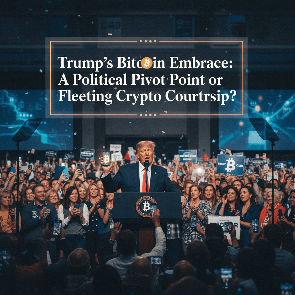 Trump's Bitcoin Embrace: A Political Pivot Point or Fleeting Crypto Courtship?