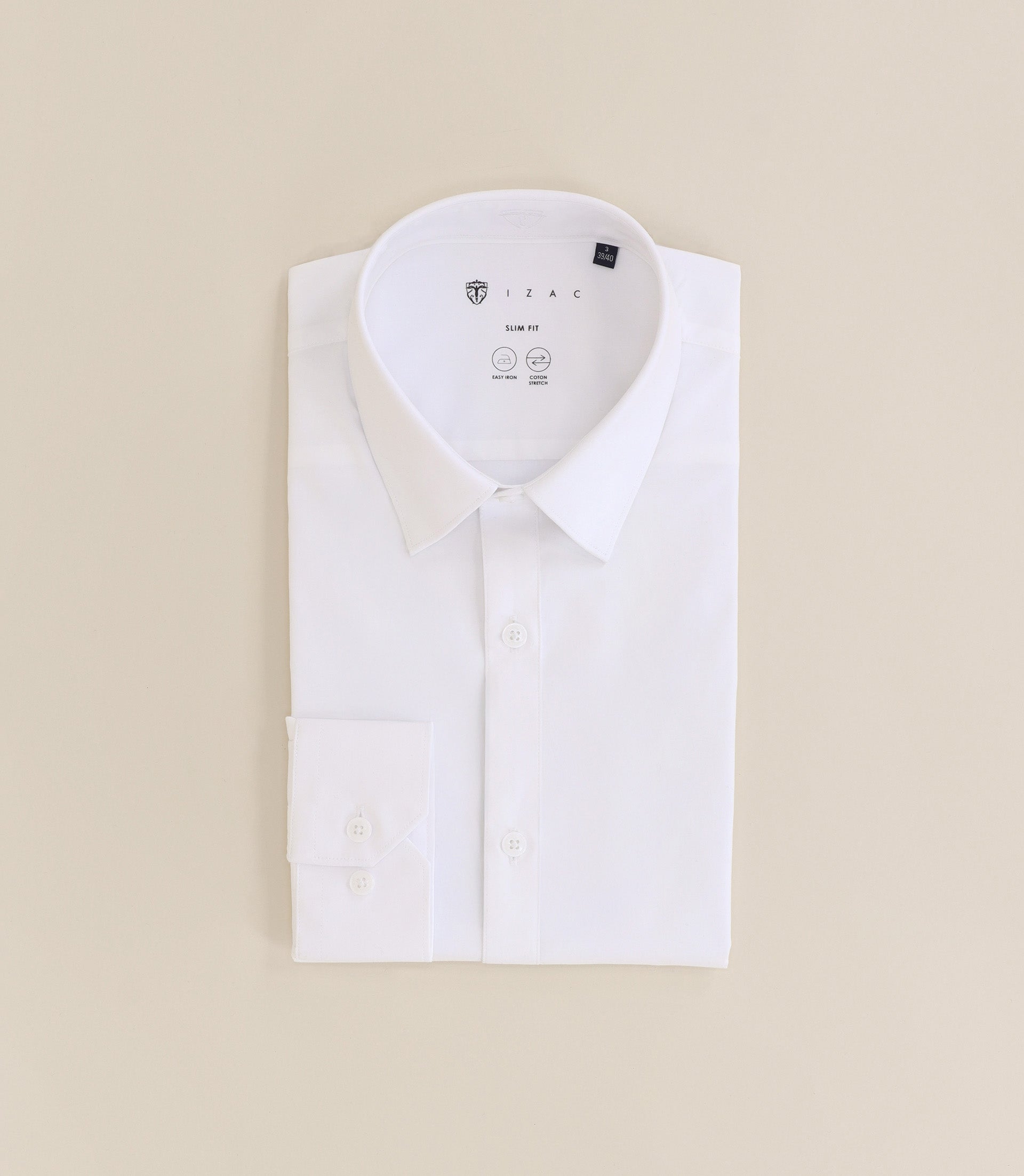 White French collar shirt