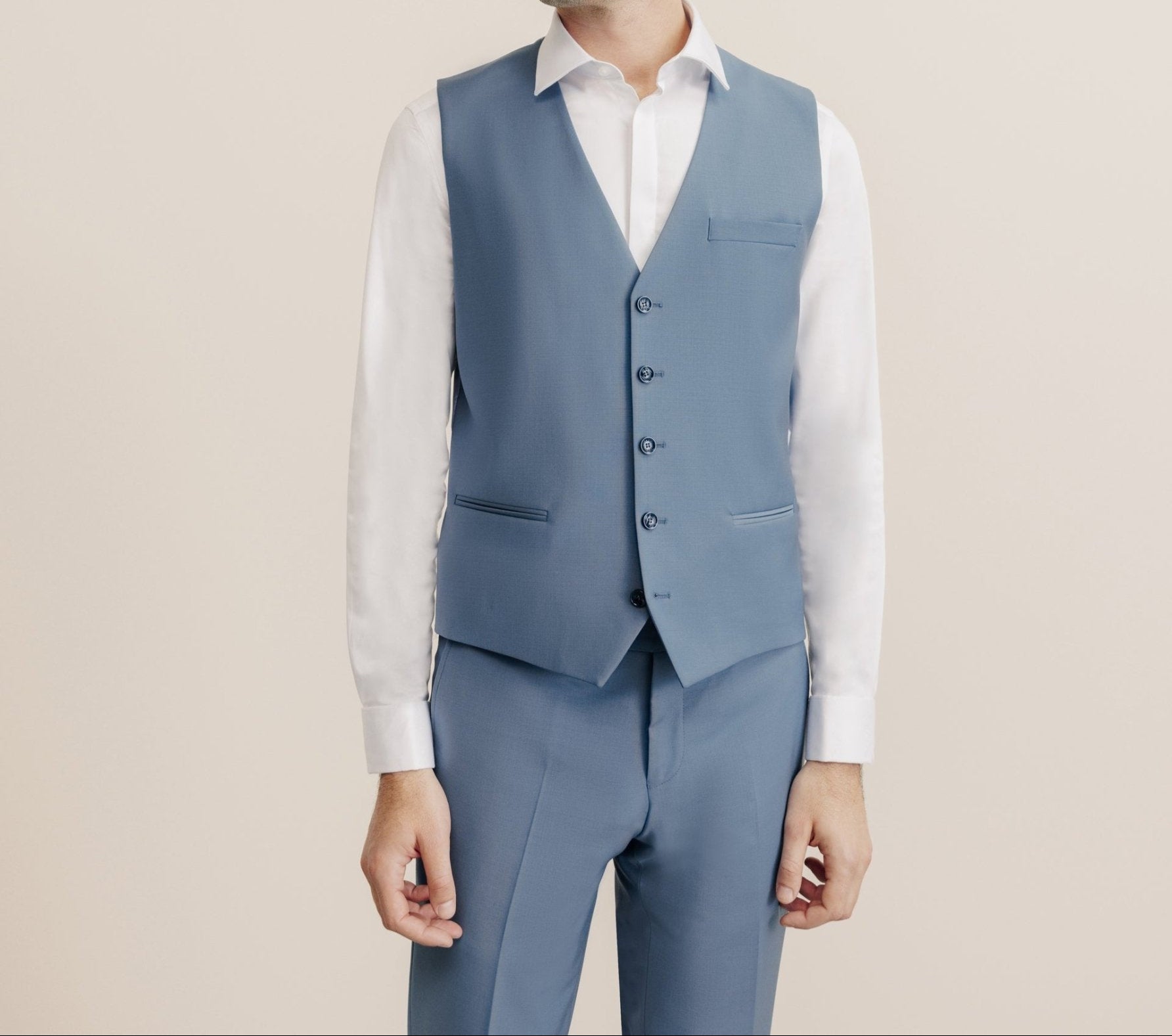 City Wool Vest: Bleu Sky Style & Comfort