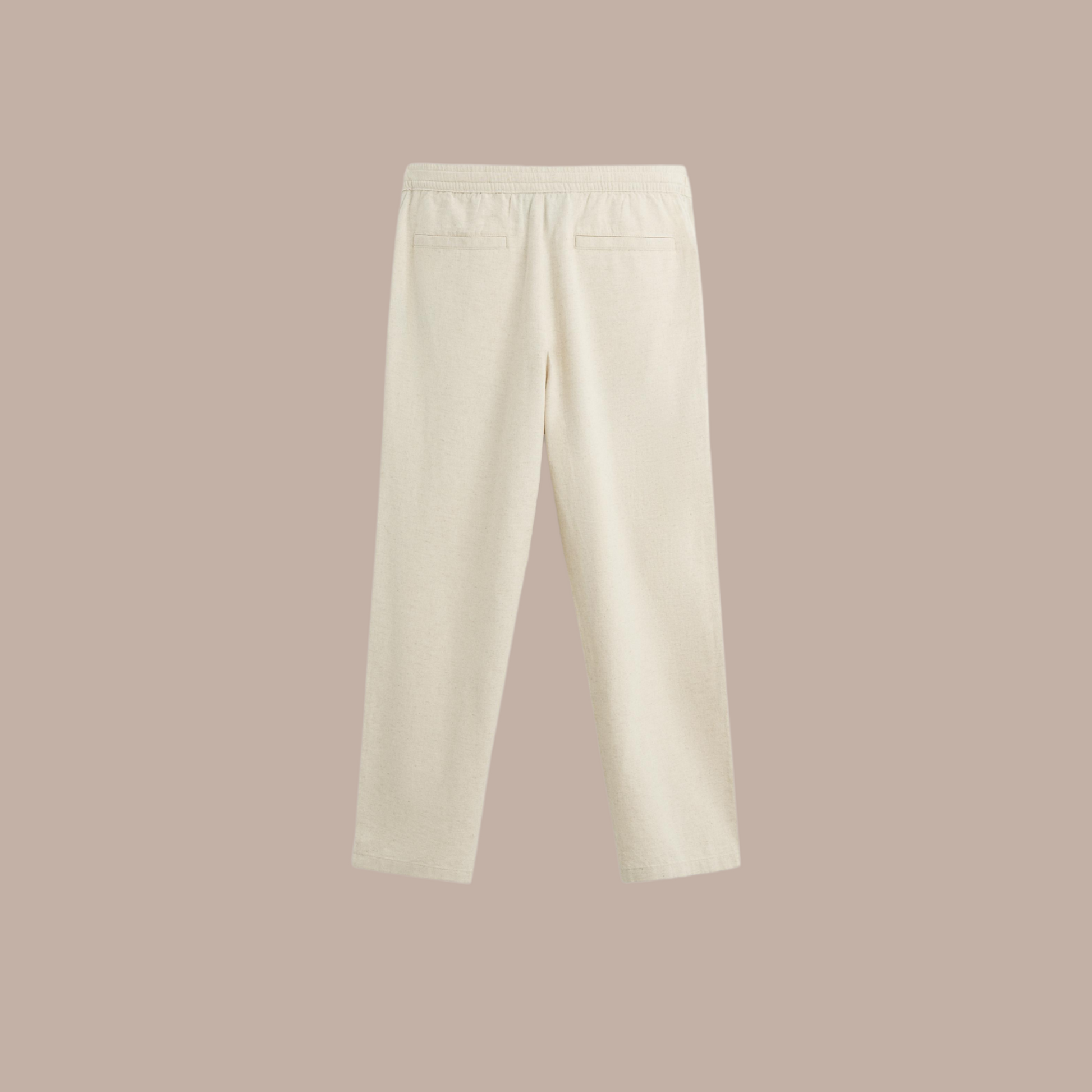 Pantaloni in lino da uomo