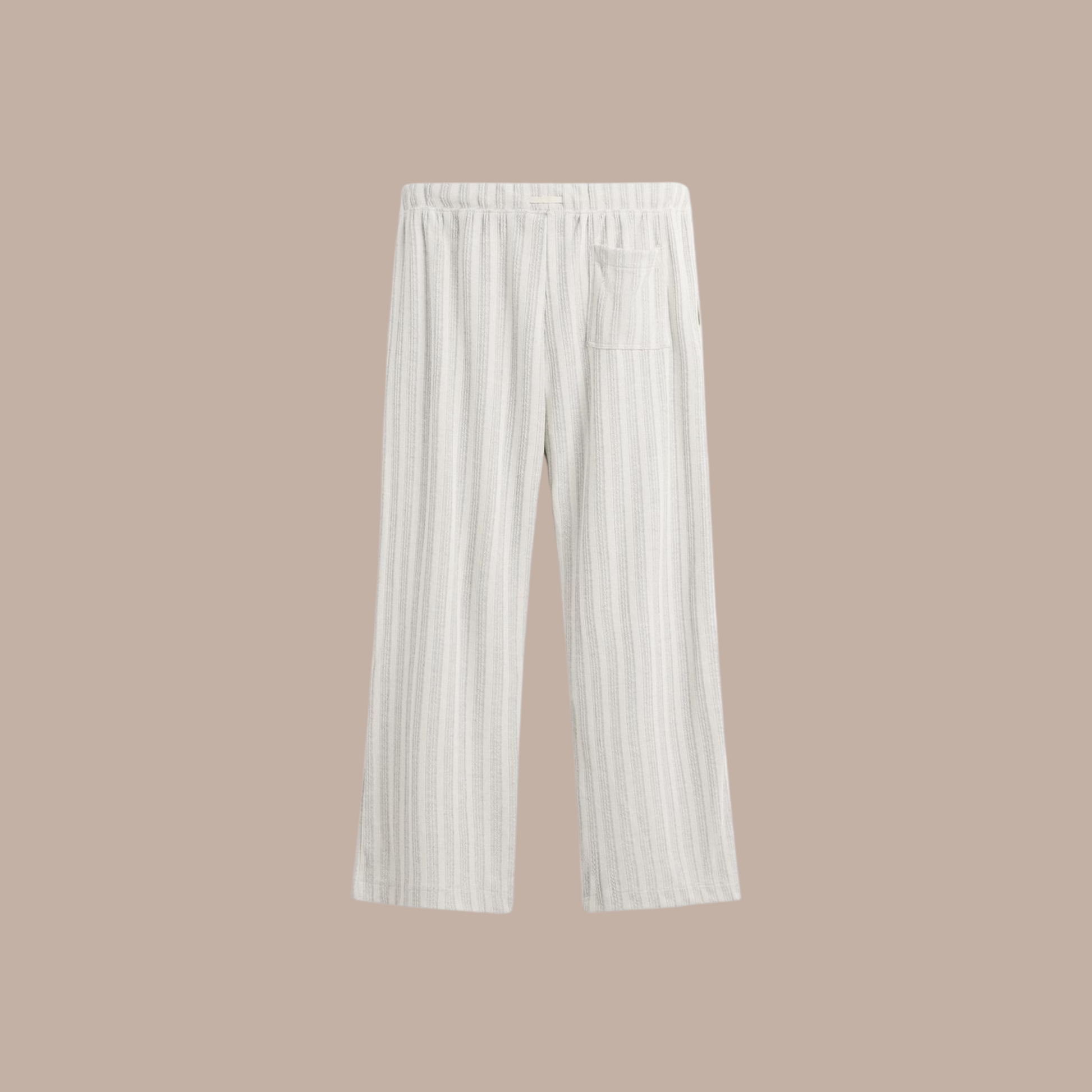 PANTALONI IN LINO A RIGHE