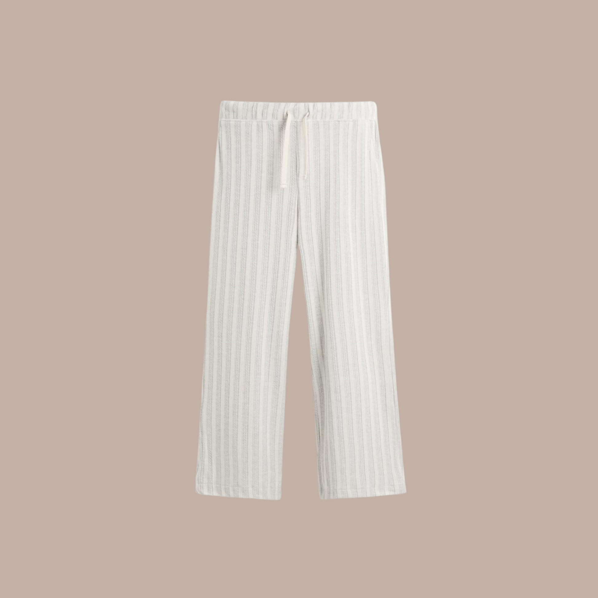 PANTALONI IN LINO A RIGHE