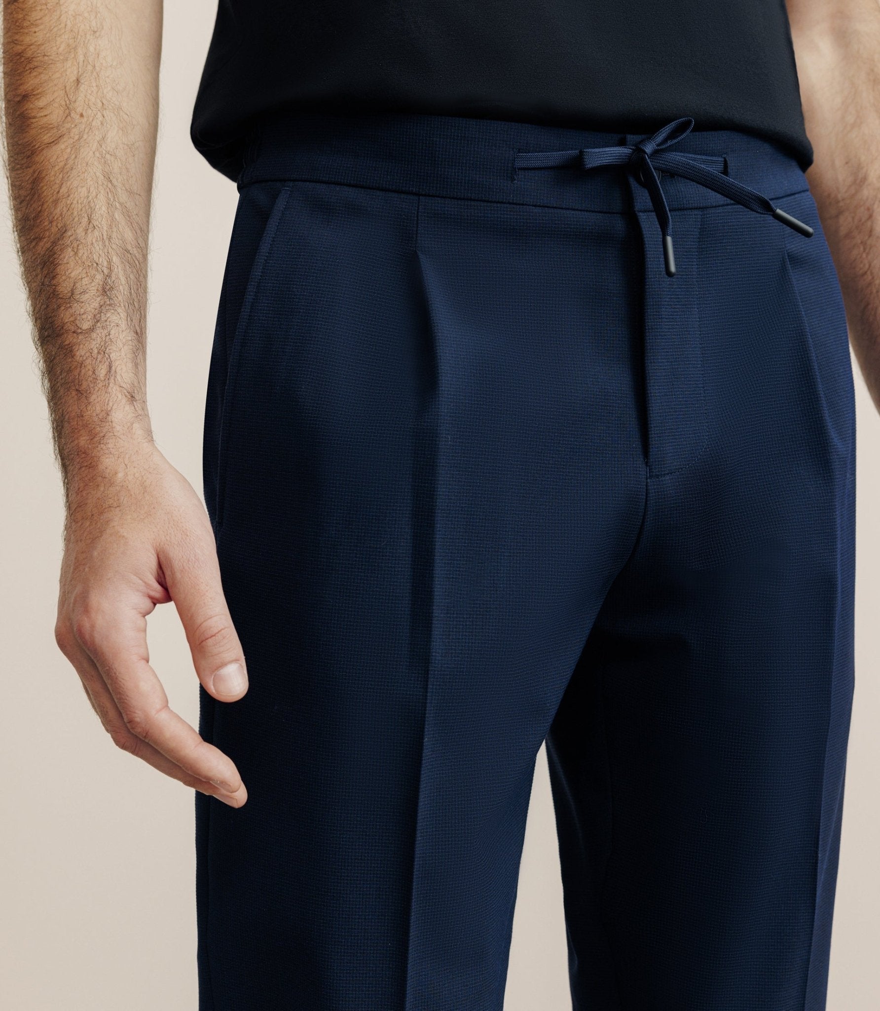 Navy blue armored city pants