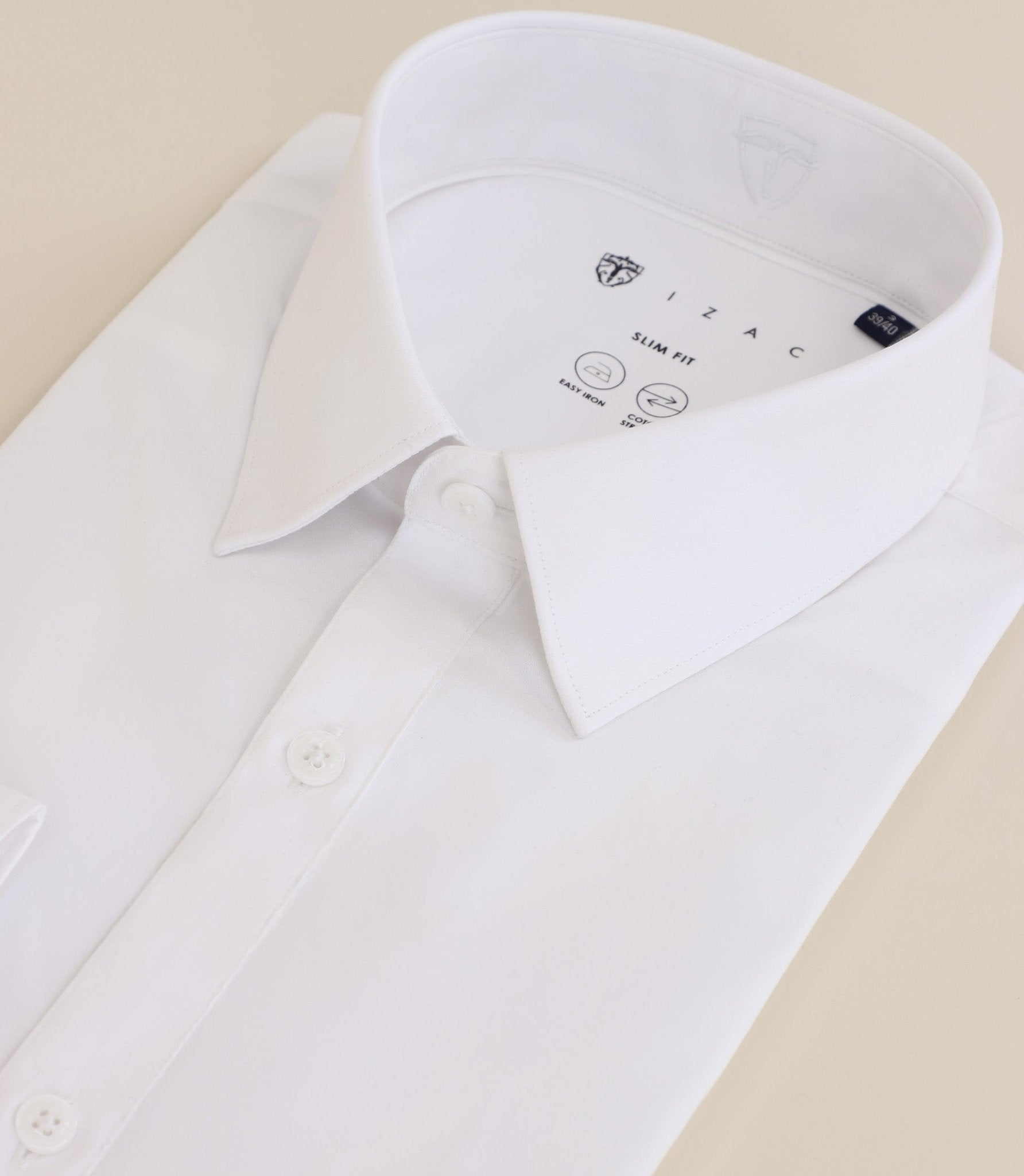 White French collar shirt