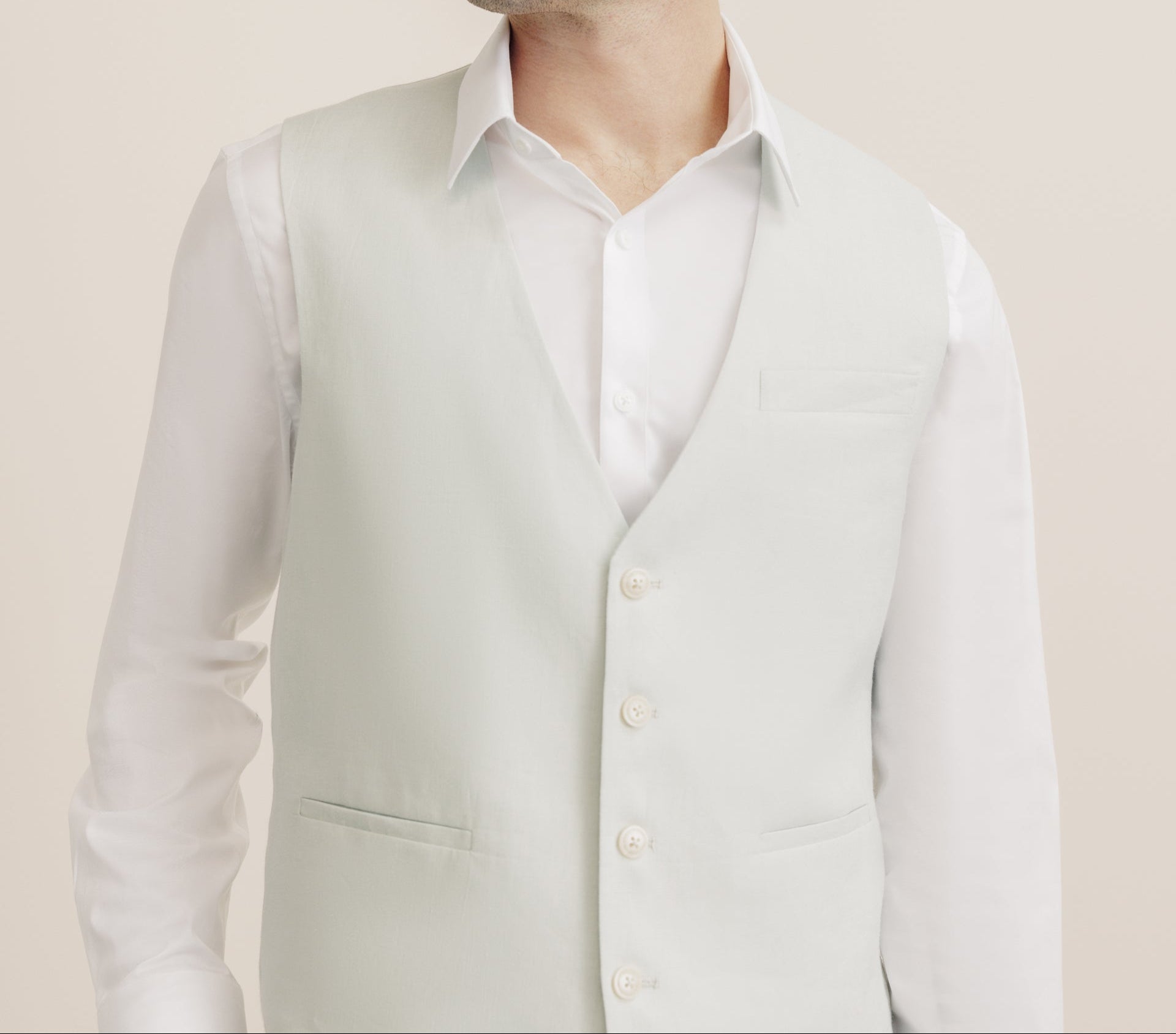 Elevate Your Style with a 100% Water Green Vest