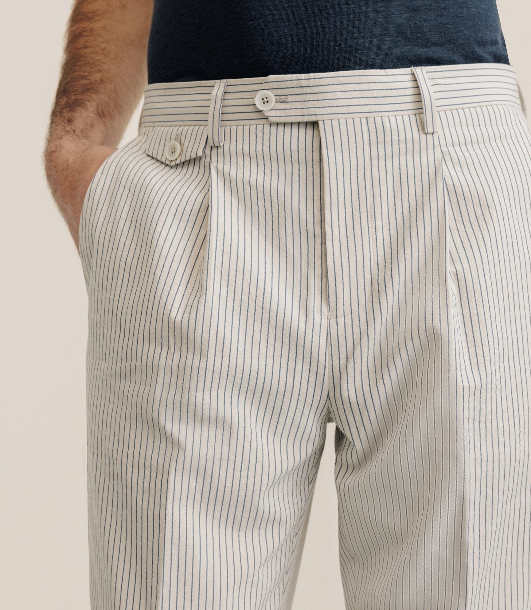 Beige carrot city pants