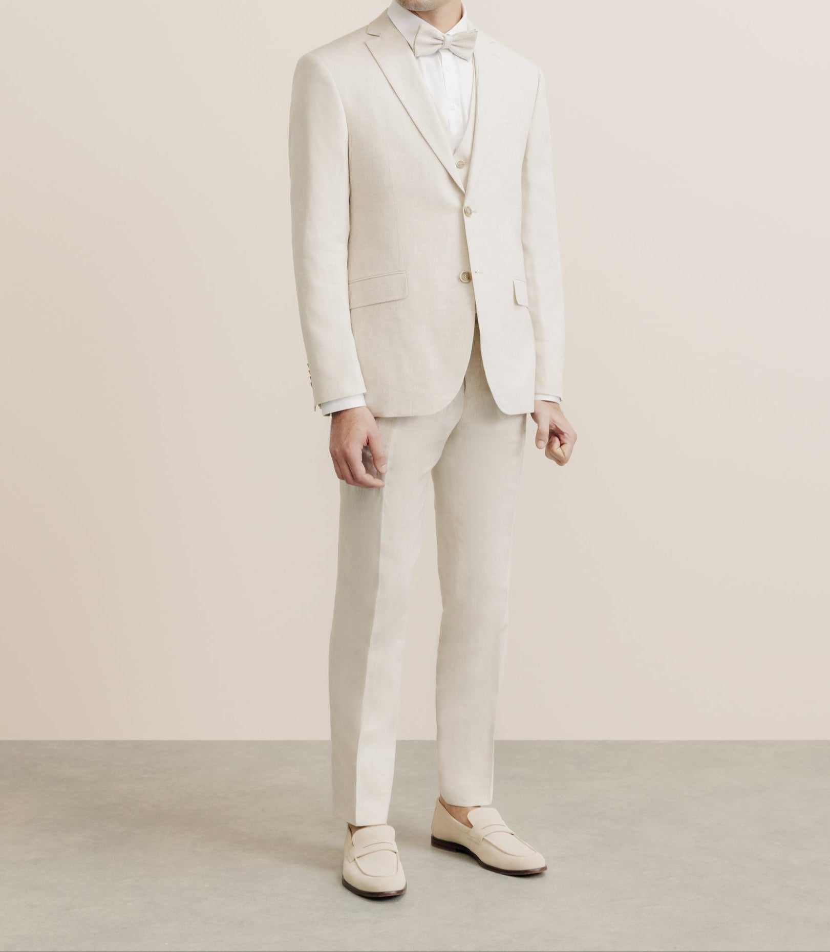 100% beige separable city jacket