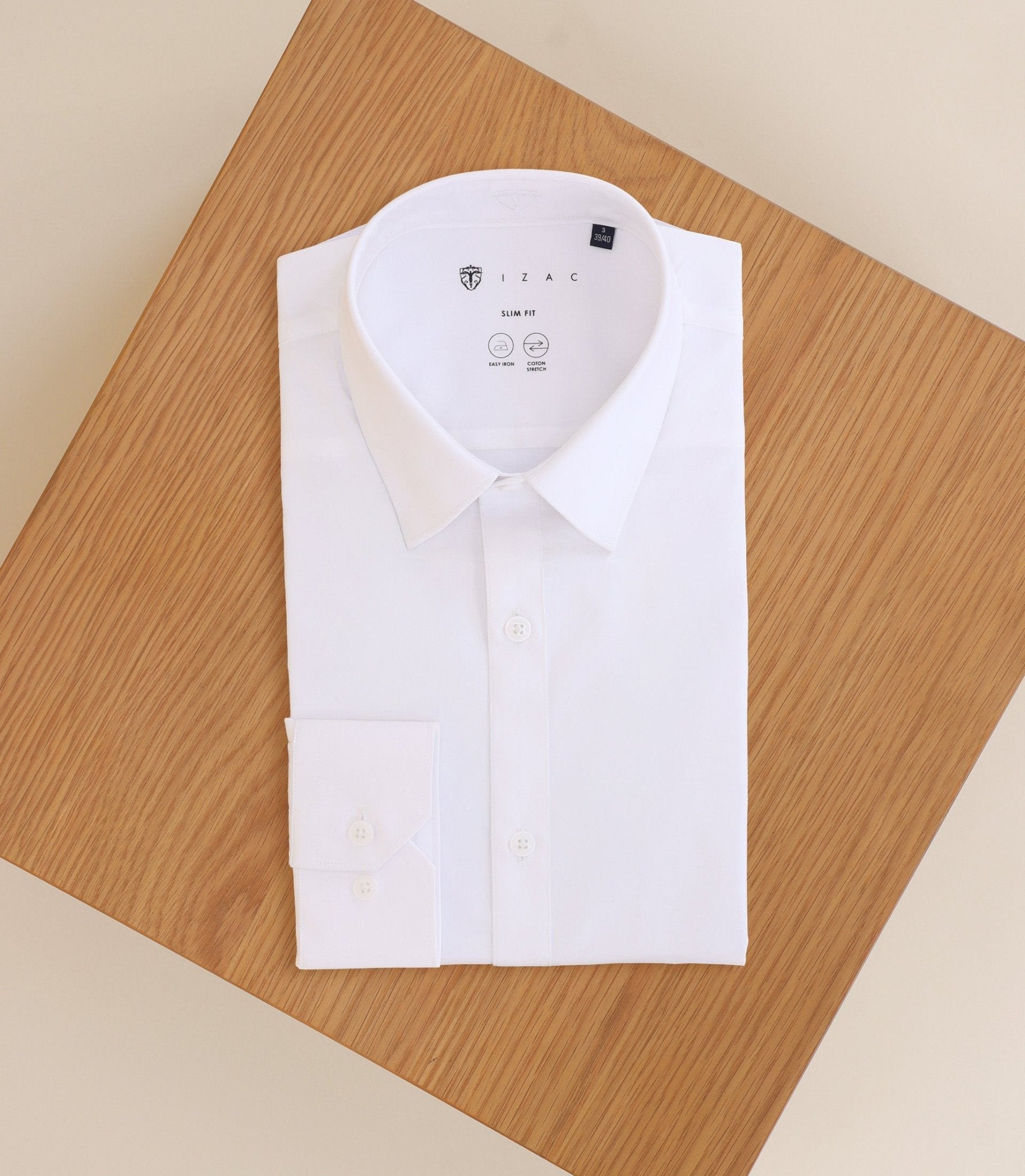White French collar shirt