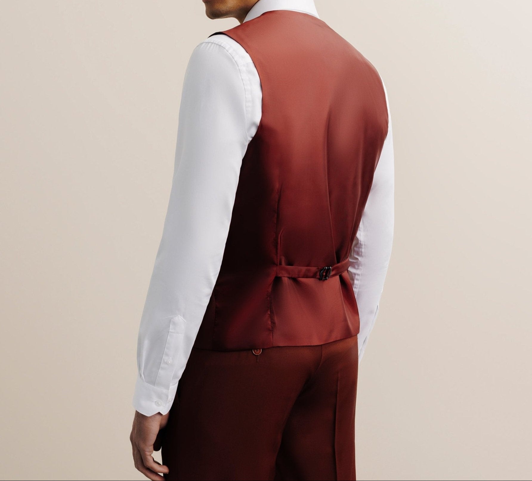 Majority Wool Vest Terracotta: City Style & Comfort