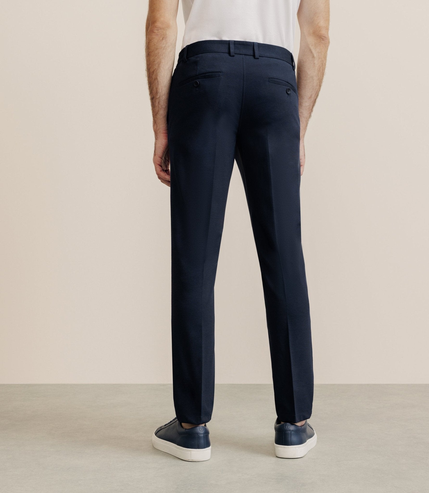 Navy mesh city pants