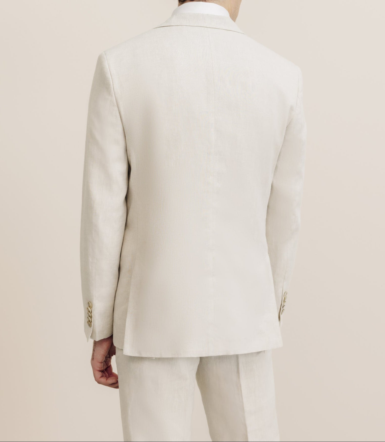 100% beige separable city jacket