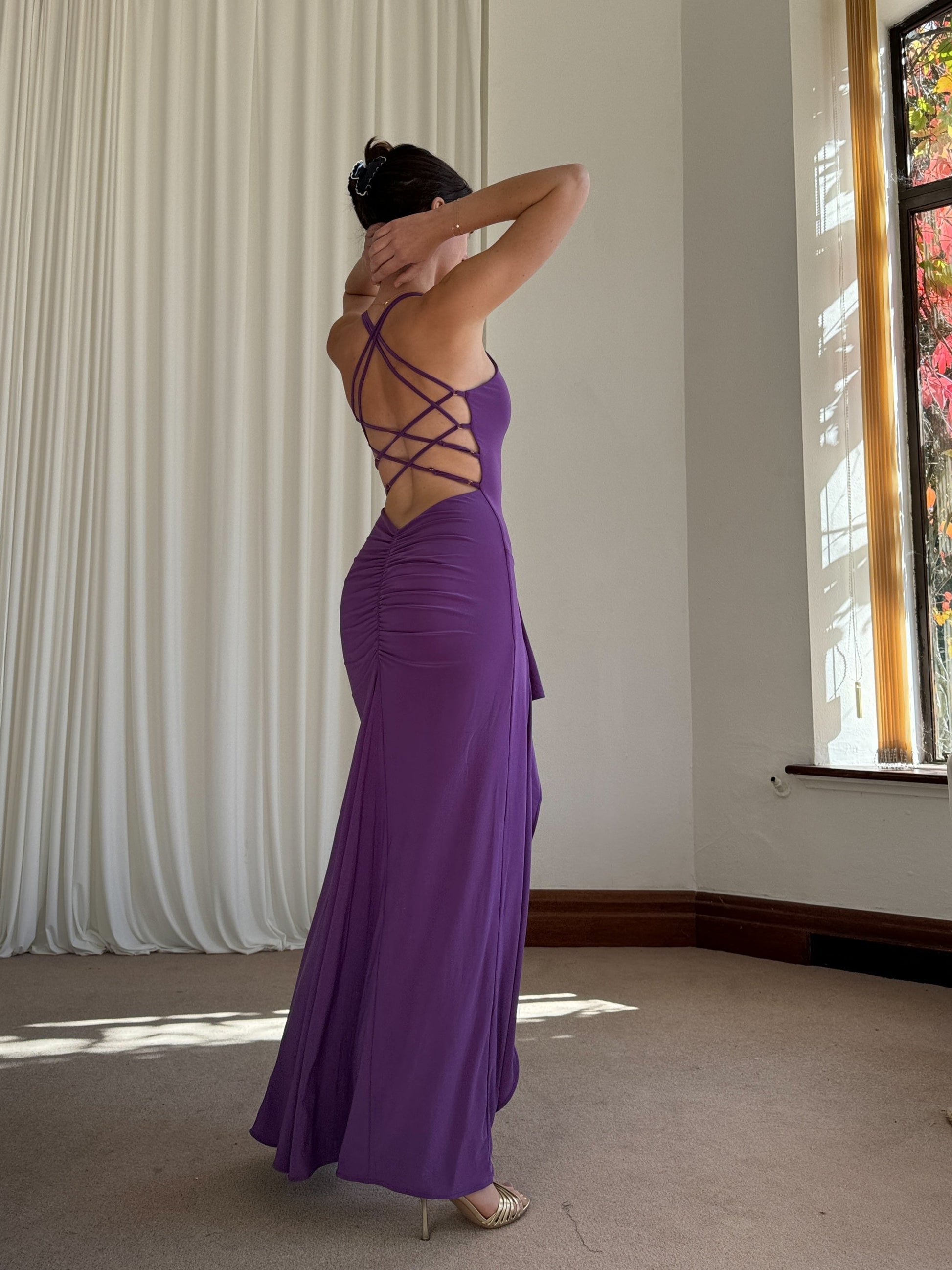 Keira Dress: Chic Festive Shapewear Maxi for Parties