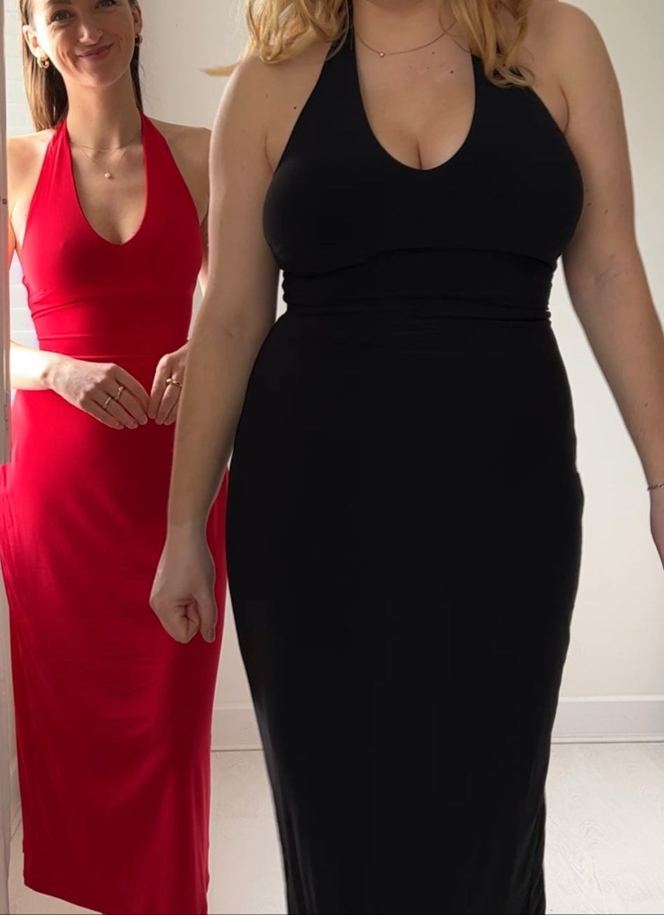Harper Halter Dress: Sustainable Style & Support