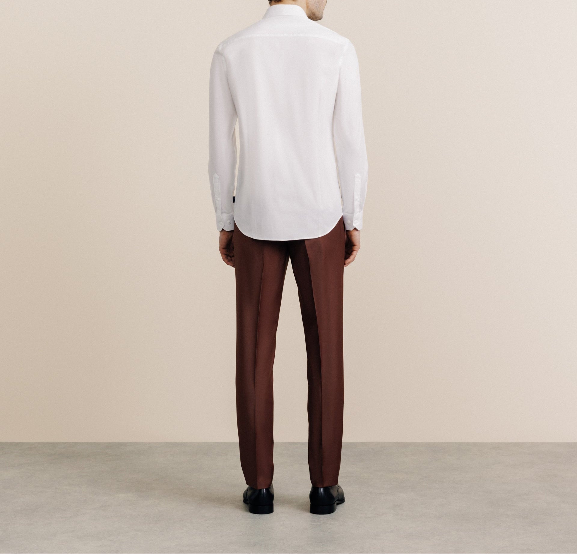 White French collar shirt