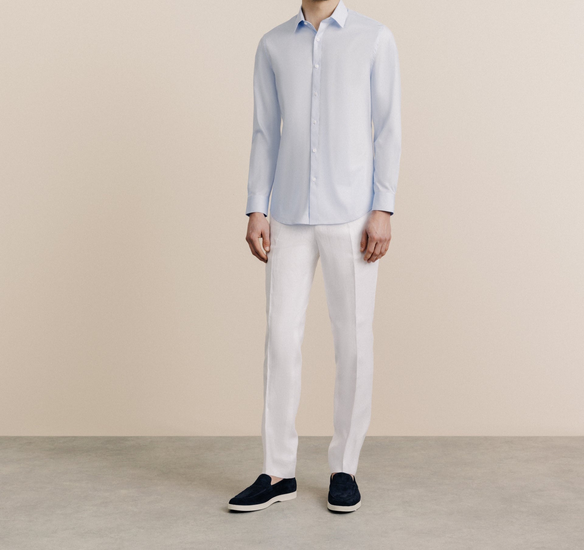 French collar shirt