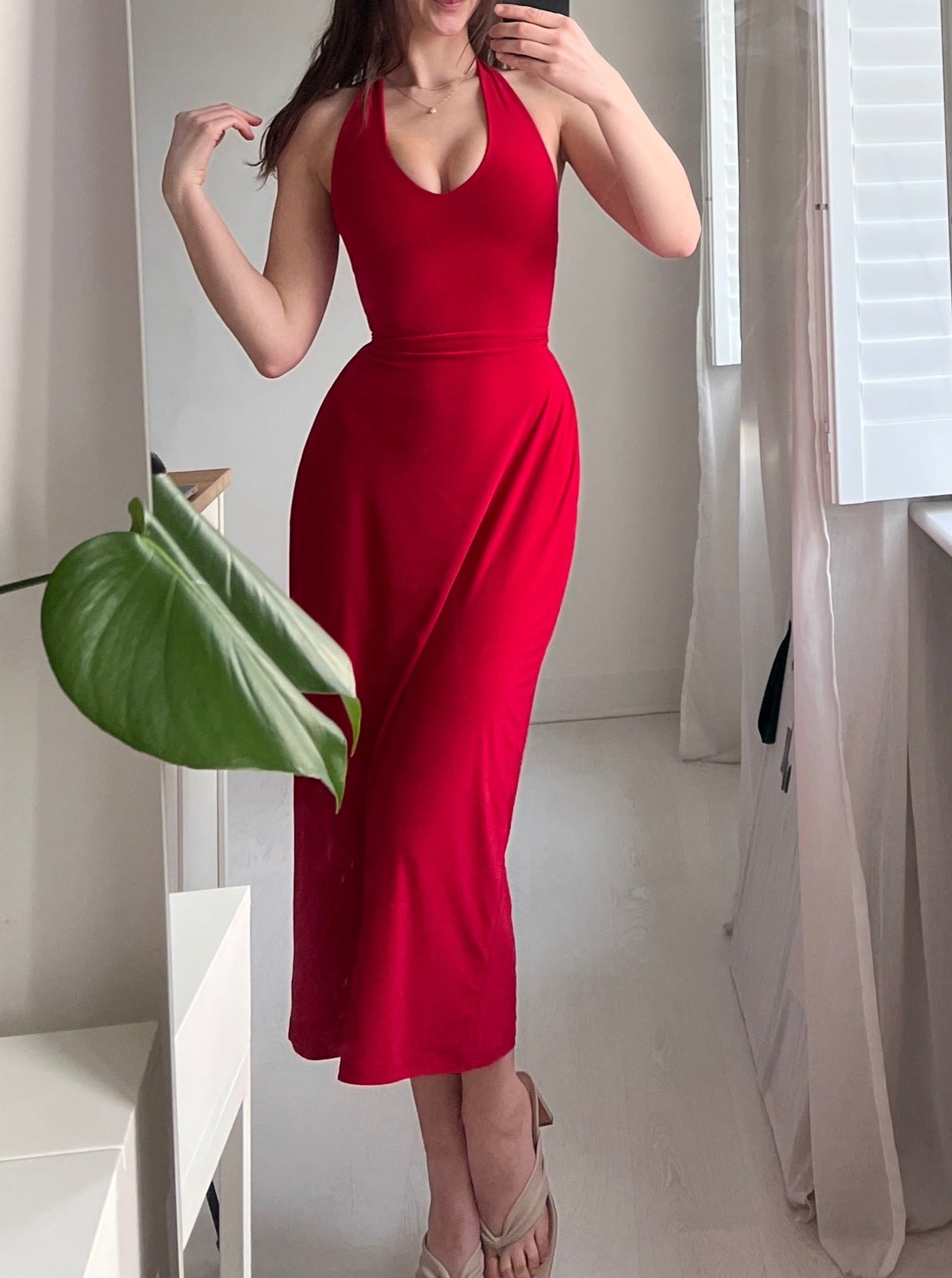 Harper Halter Dress: Sustainable Style & Support