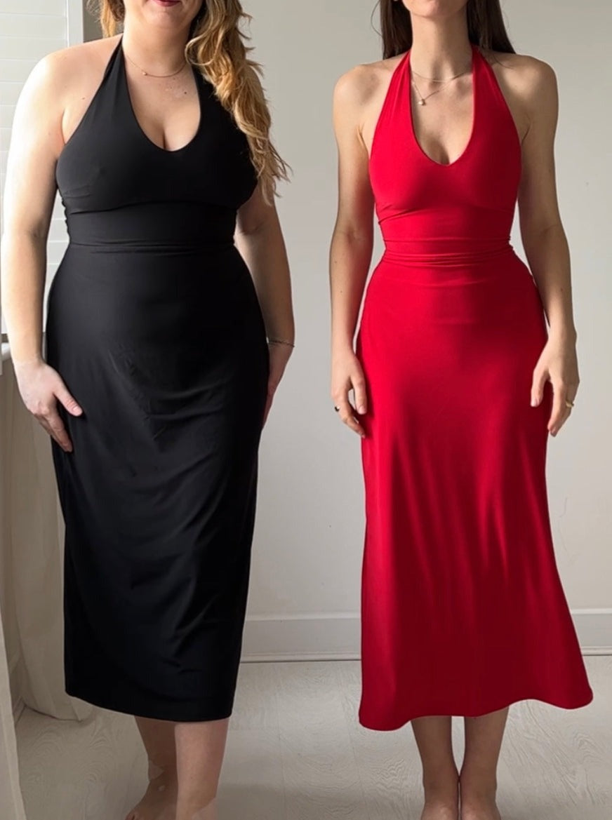 Harper Halter Dress: Sustainable Style & Support