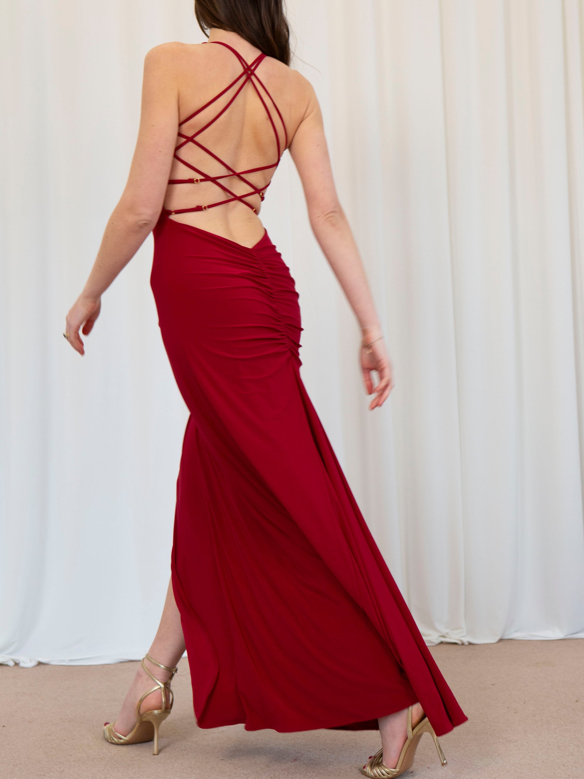 Keira Dress: Chic Festive Shapewear Maxi for Parties