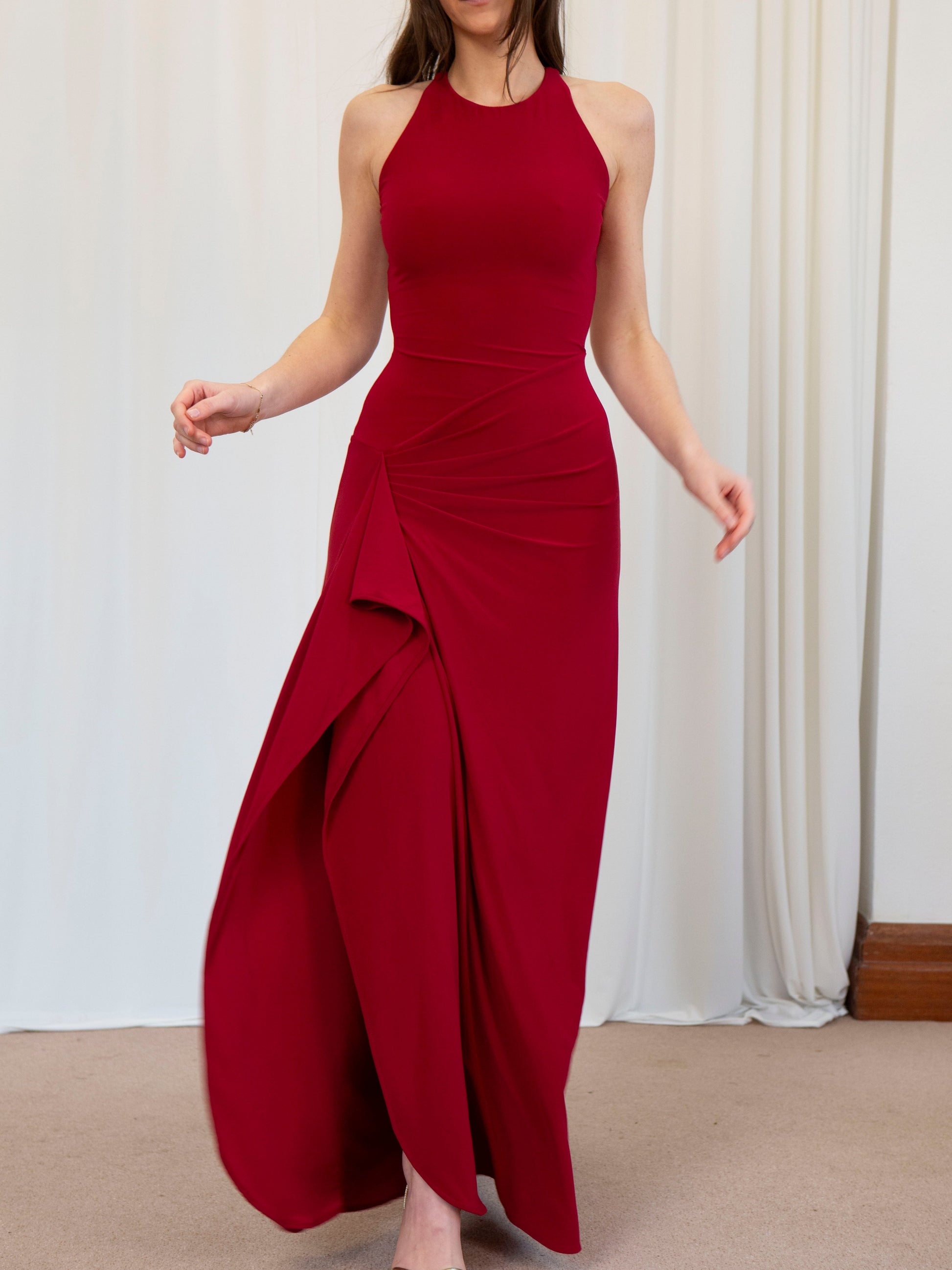 Keira Dress: Chic Festive Shapewear Maxi for Parties