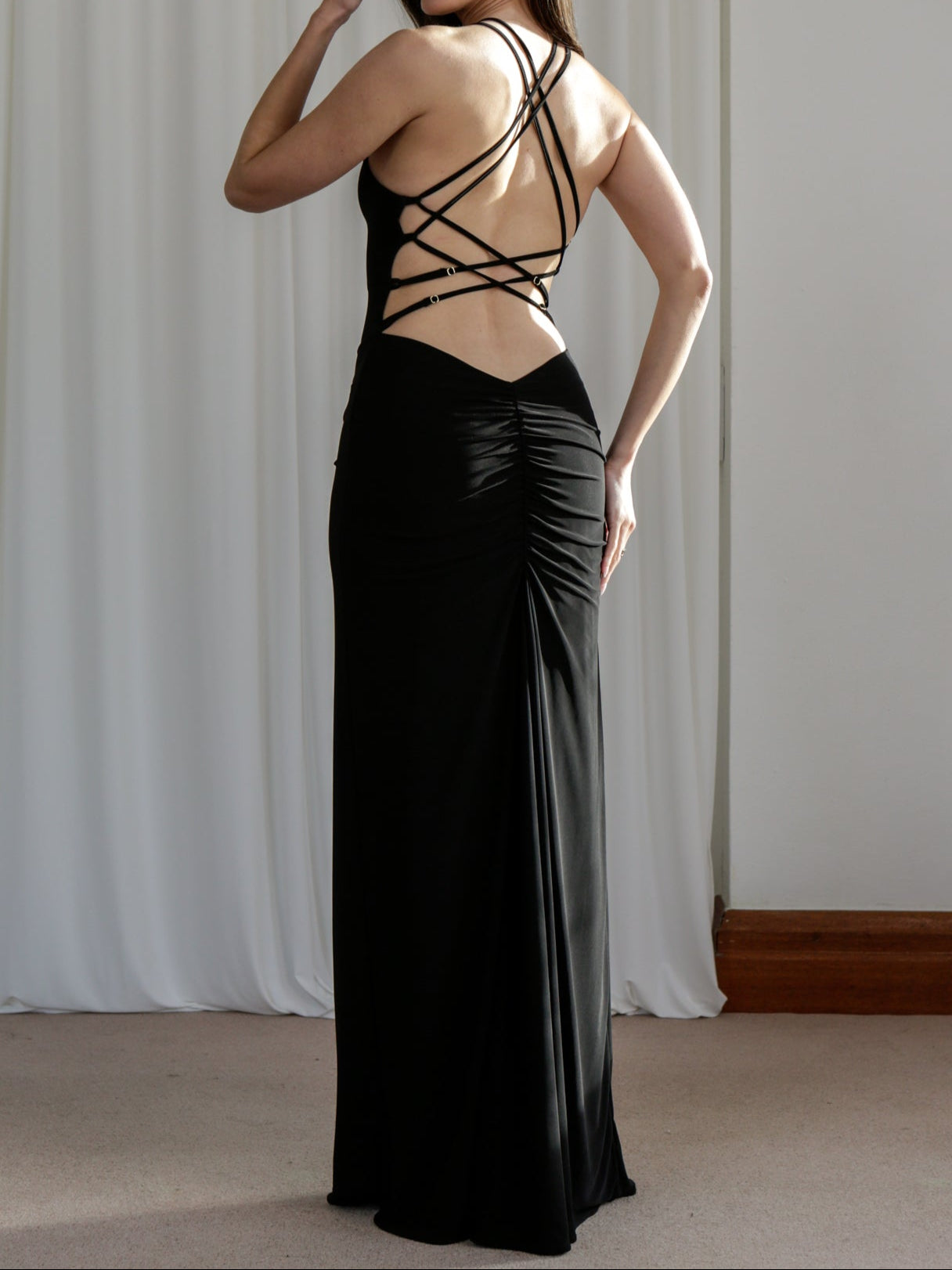 Keira Dress: Chic Festive Shapewear Maxi for Parties