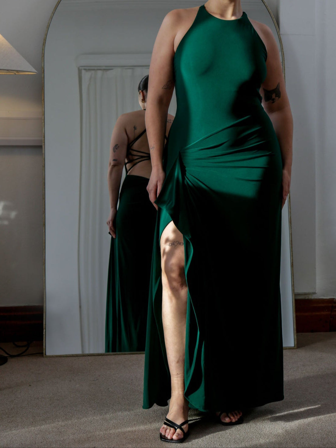 Keira Dress: Chic Festive Shapewear Maxi for Parties