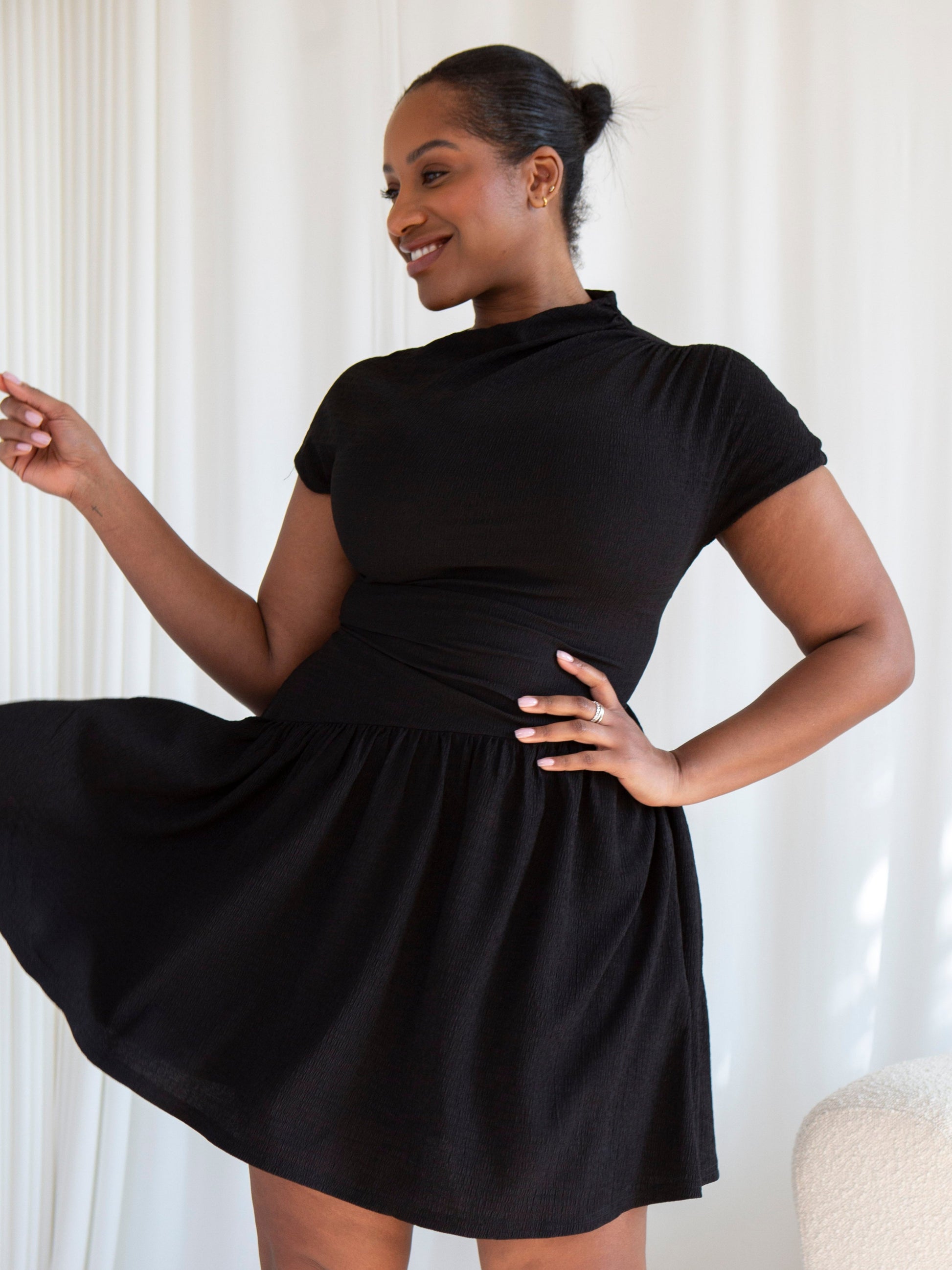 Lily Dress: Elegant & Eco-Friendly Mini for Any Occasion