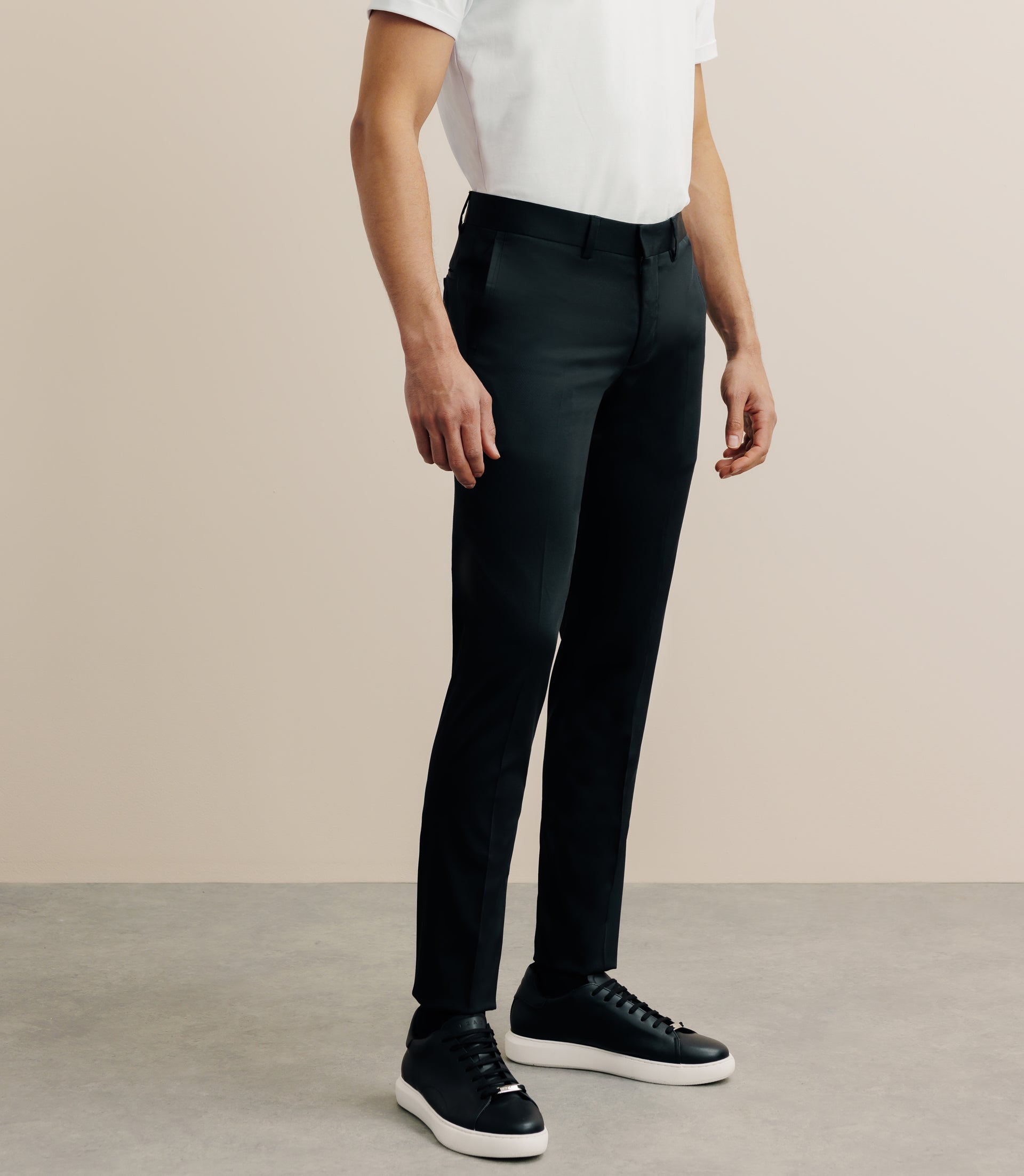 Black separable city pants
