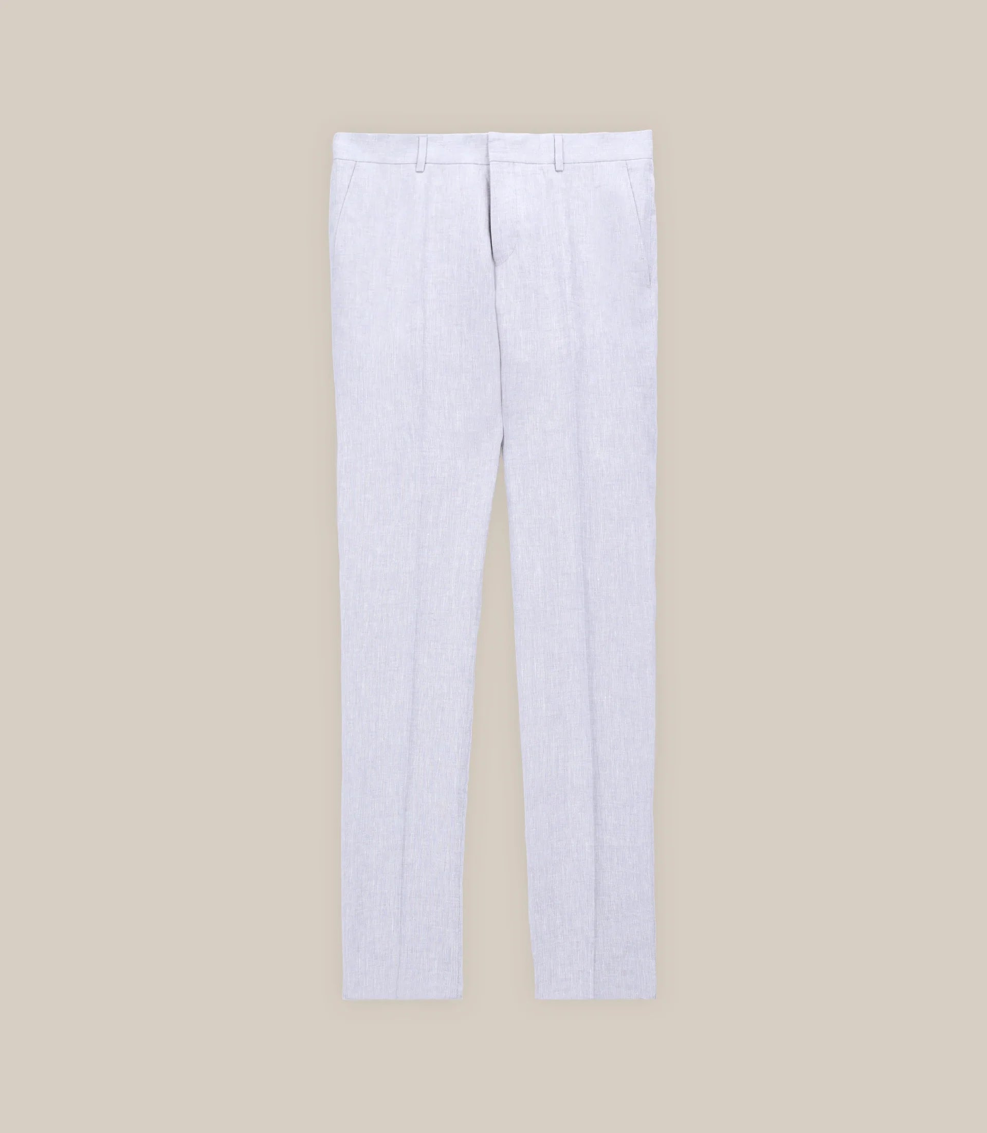 City pants 100% linen grey
