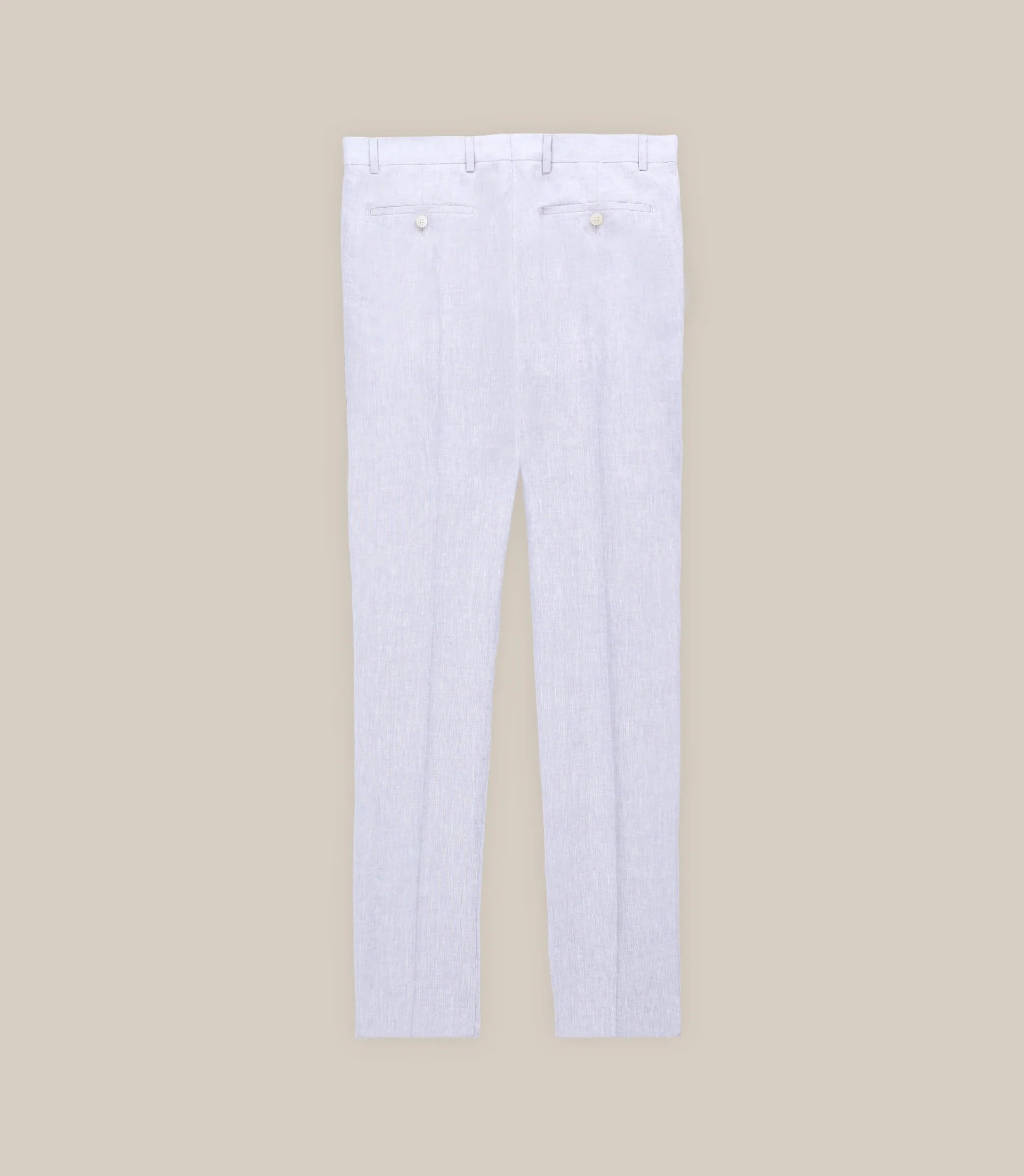 City pants 100% linen grey