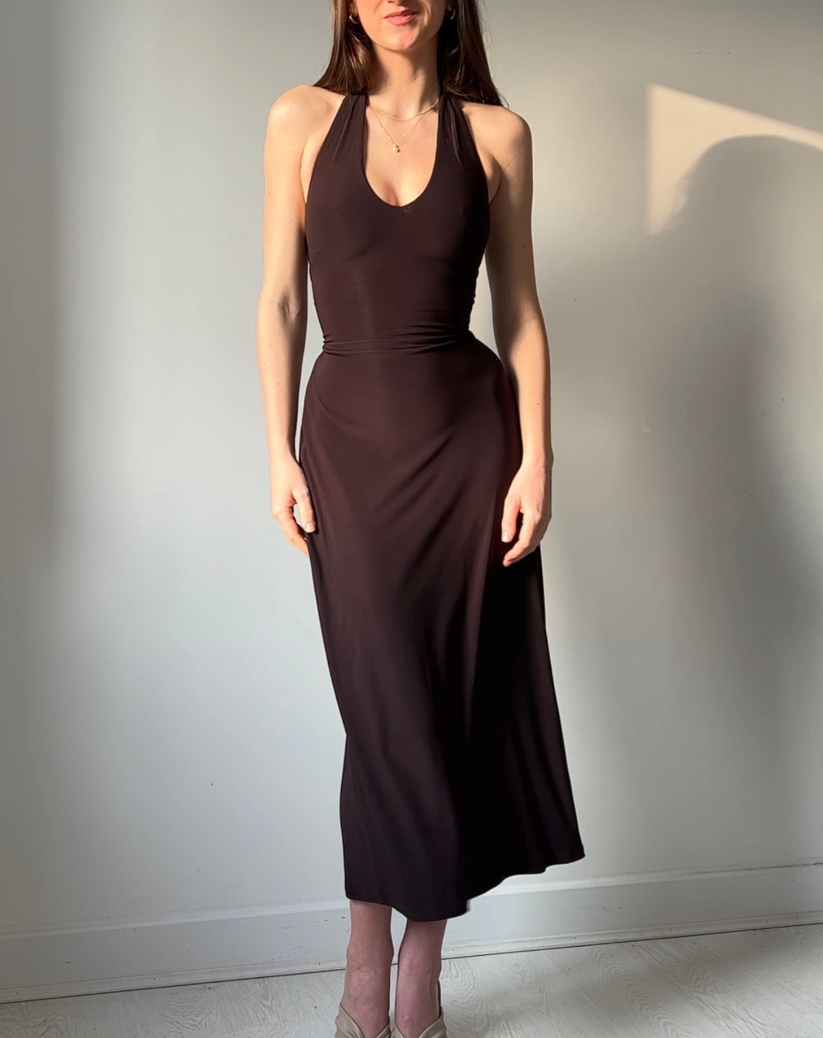 Harper Halter Dress: Sustainable Style & Support